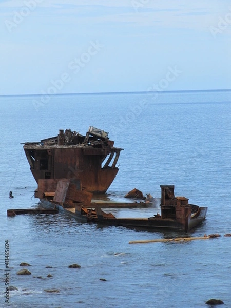 Obraz Erosion Schiffswrack