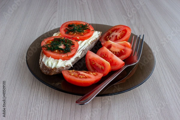 Obraz caviar on toast