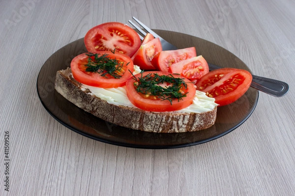 Obraz sandwich with tomato