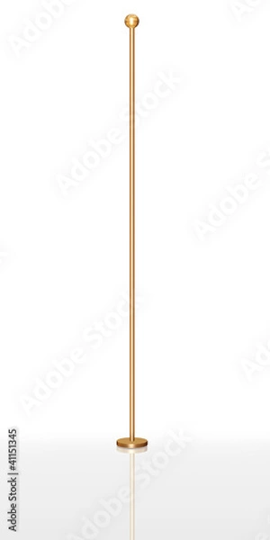 Fototapeta Empty flag pole