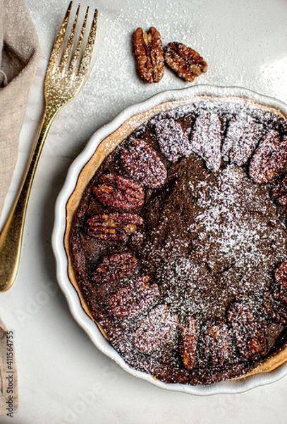 Fototapeta Home Baked Pecan Pie