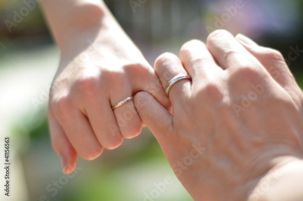 Fototapeta 結婚指輪