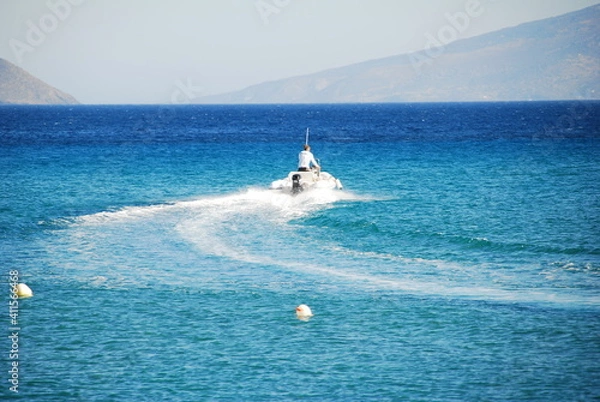 Obraz Meer mit schnellboot