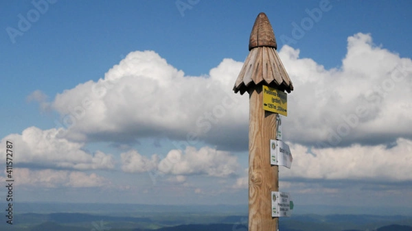Obraz clouds over the sky