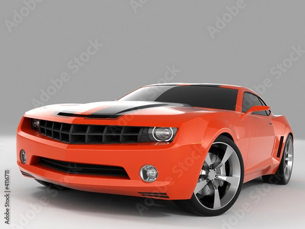 Obraz red sports car