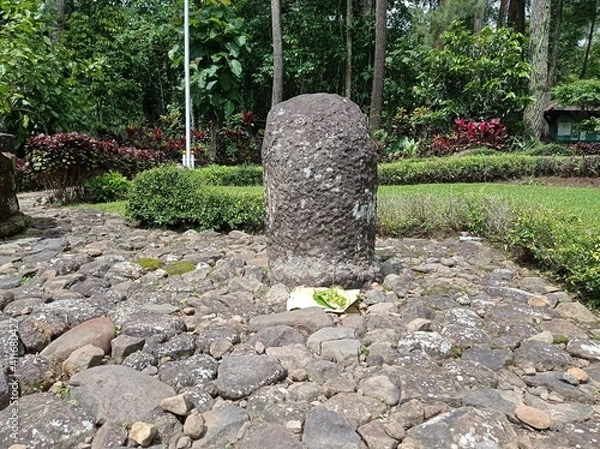 Obraz Stone Found in Temple of Sumberawan, East Java