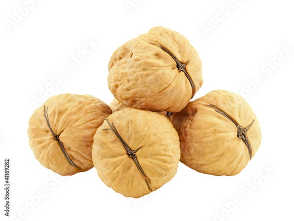 Obraz Small group of walnuts.