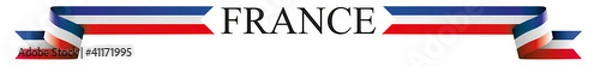 Obraz Vector France banner
