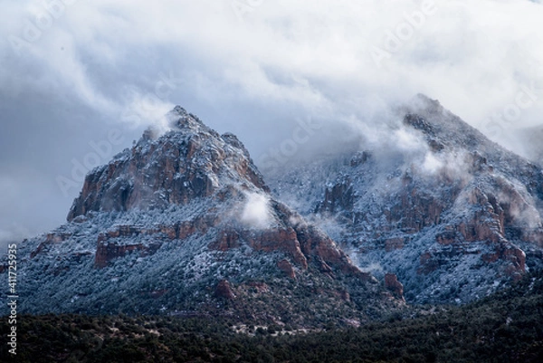 Obraz Snow-covered mountains