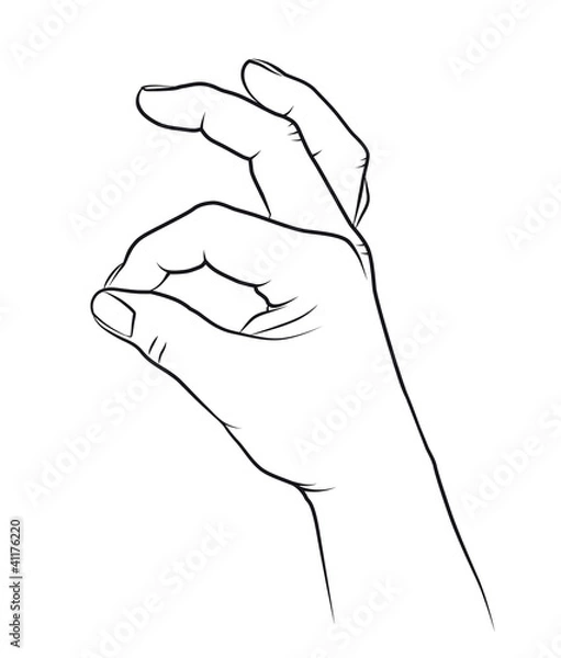 Obraz Lob, Handsymbolik