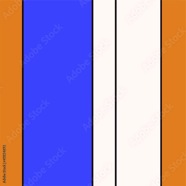 Fototapeta Seamless striped pattern in retro colors. Vector illustration.