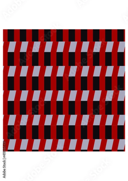 Fototapeta Seamless geometric pattern . Seamless chevron background. Vector. Vintage Wallpaper, print packaging, textiles