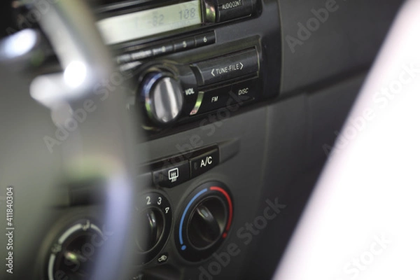 Obraz The beautiful interior is no longer a fresh car