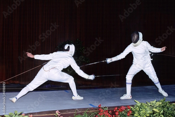 Fototapeta Fencing sport-36b 