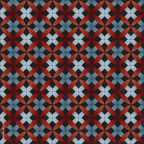 Obraz Tile background with ornament.