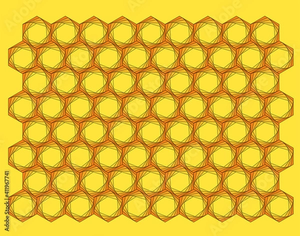 Obraz Abstract honeycomb background.