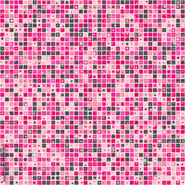 Fototapeta Abstract Geometric Pattern generative computational art illustration