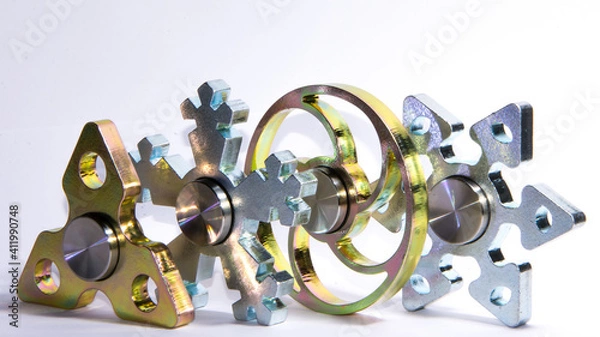 Obraz Fidget spinner to relax, relieve stress, play 