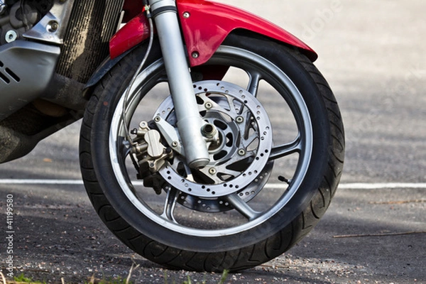 Obraz motorcycle wheel