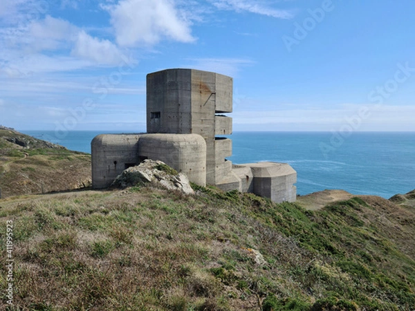 Fototapeta Guernsey Channel Islands, Observations Tower MP4 L'Angle