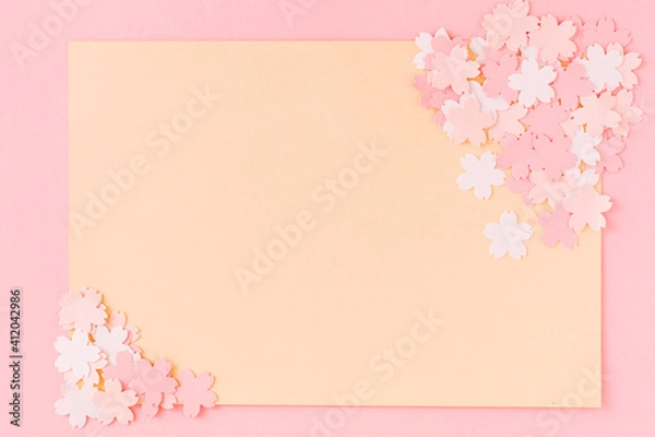 Fototapeta 卒業・入学イメージ　サクラのフレーム