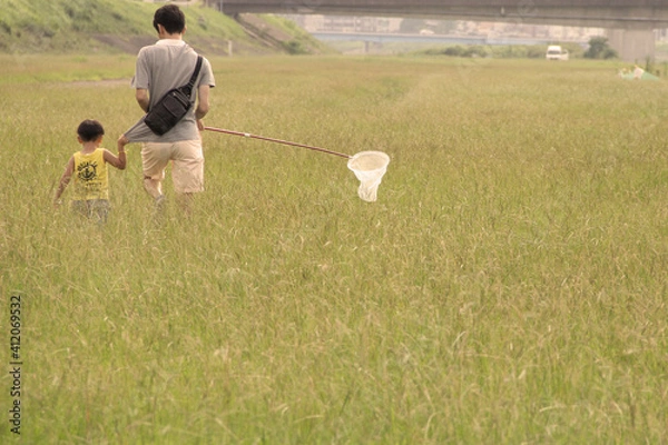Obraz person with a dog