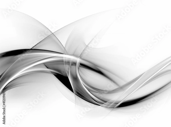 Obraz abstraction black and white 