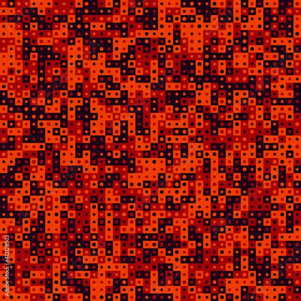 Obraz Abstract Geometric Pattern generative computational art illustration