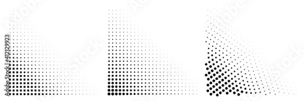 Obraz Dot Background, Halftone Texture, Gradient Dots Pattern