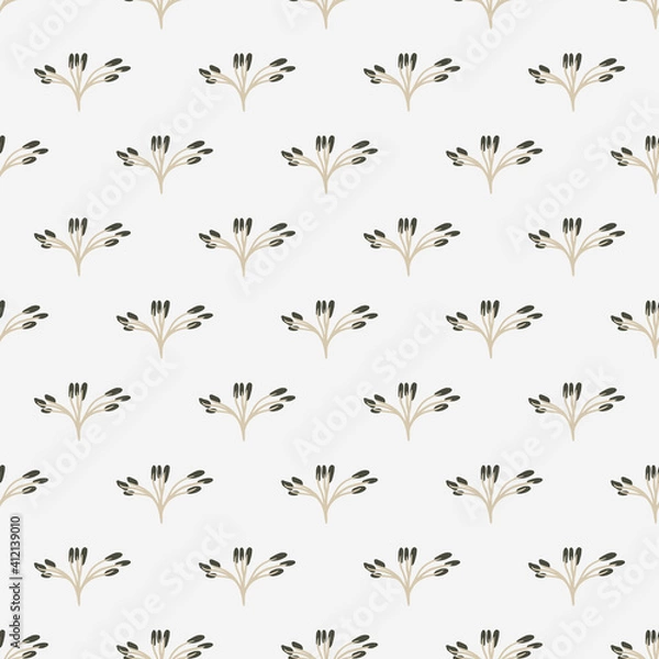 Fototapeta seamless pattern with dandelion