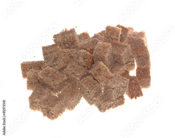 Obraz bread isolated on white background