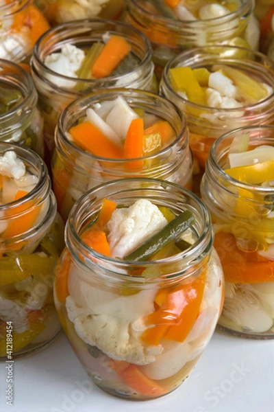 Obraz Giardiniera in barattolo.