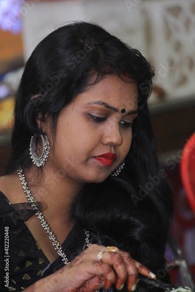 Obraz beautiful bengali female models