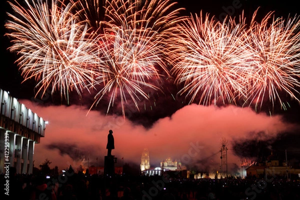 Obraz Festive fireworks over Tula