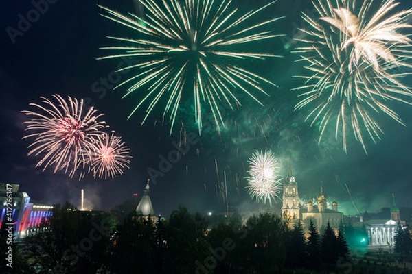 Obraz Festive fireworks over Tula