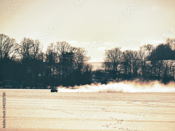 Fototapeta ice racing 