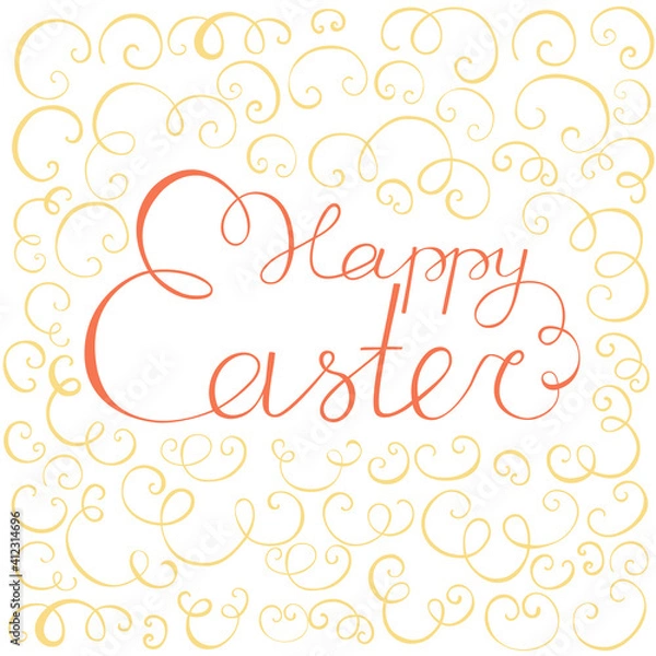 Obraz Happy easter card