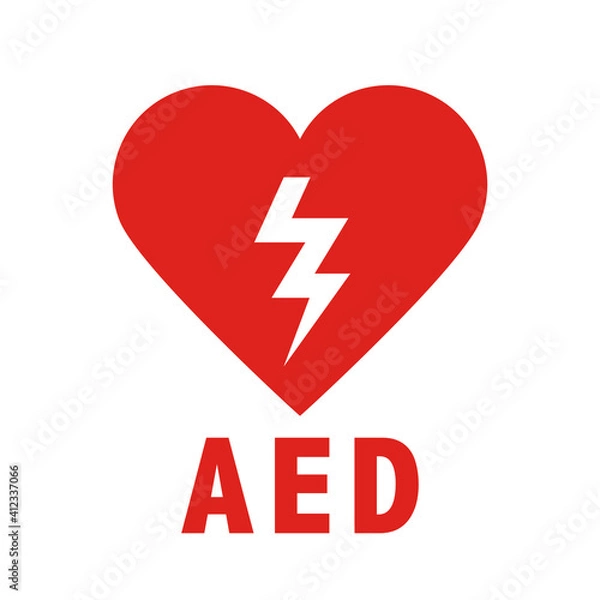 Obraz AED Emergency defibrillator icon