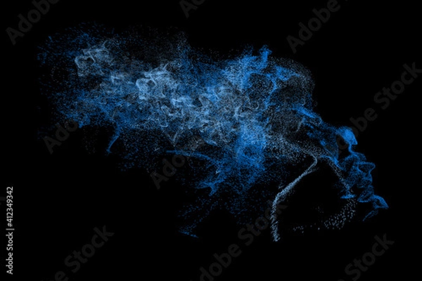 Obraz Dust Explosion Color Background Color