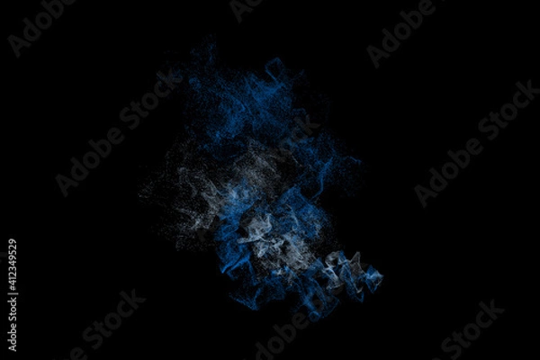 Obraz Dust Explosion Color Background Color