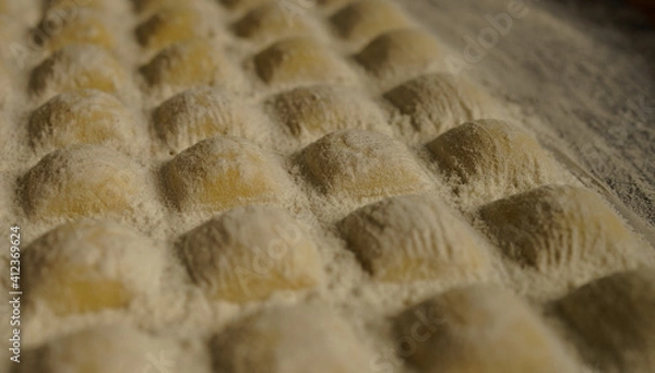 Obraz fresh pasta ravioli
