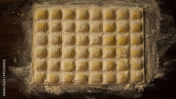 Obraz fresh pasta ravioli