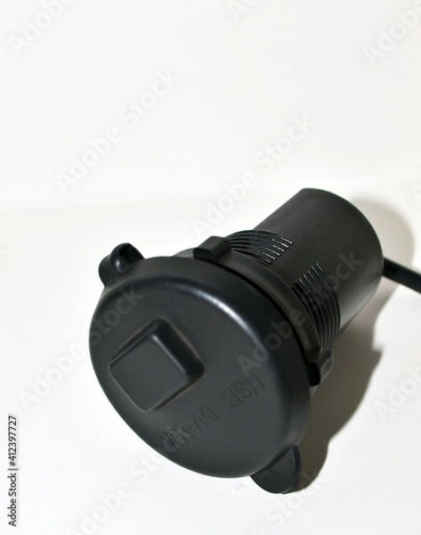 Obraz Close-up, Usb motorcycle charger