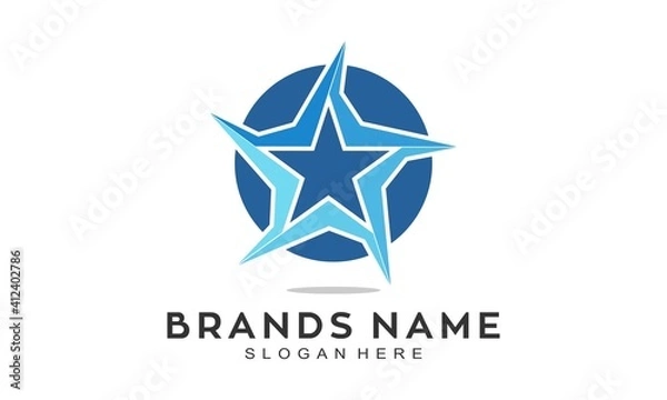 Fototapeta Creative star icon vector design