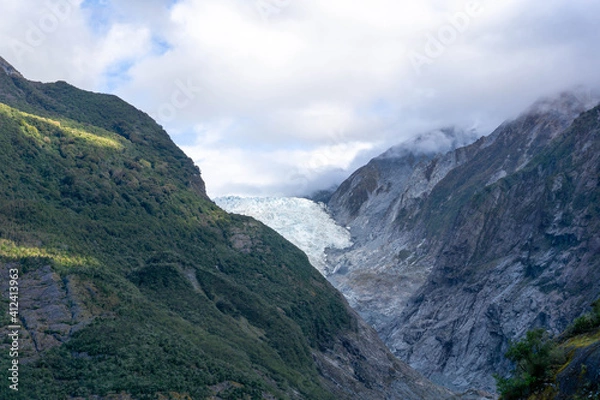 Fototapeta west coast New Zealand glacier franz josef fox glacier hokitika arthus pass otira
