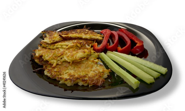 Obraz картофельные оладьи