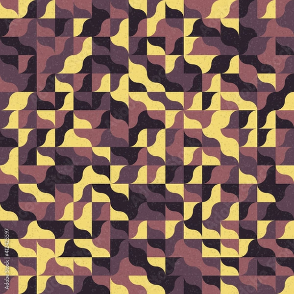 Fototapeta Abstract Geometric Pattern generative computational art illustration