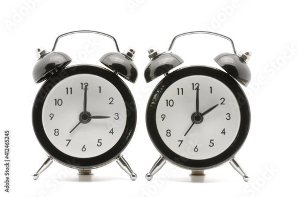 Obraz alarm clock isolated on white