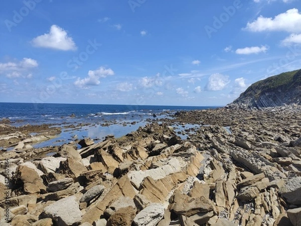 Fototapeta Plage de gravas