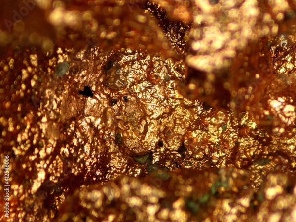 Fototapeta copper ore in a closeup